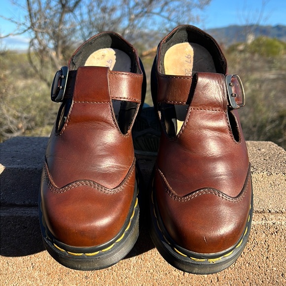 Dr. Martens Shoes - 🏴󠁧󠁢󠁥󠁮󠁧󠁿 Dr. Martens MIE Y2K Vintage Chunky Clogs / Mary Jane / Mules UK 5